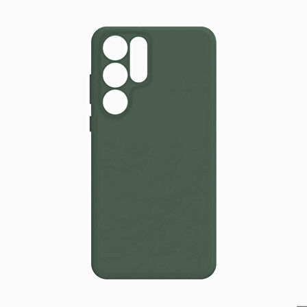 Galaxy S24 Ultra Uyumlu Zore Biye Silikon-Haki