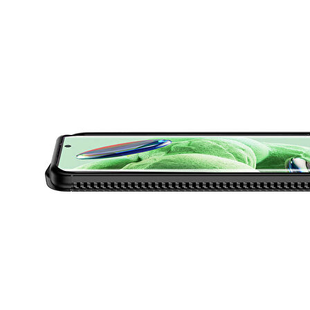 Xiaomi Redmi Note 13 Pro Plus 5G Kılıf Zore Negro Silikon Kapak-Siyah