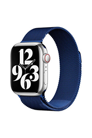 Apple Watch 44mm Band-01 Metal Kordon-mavi