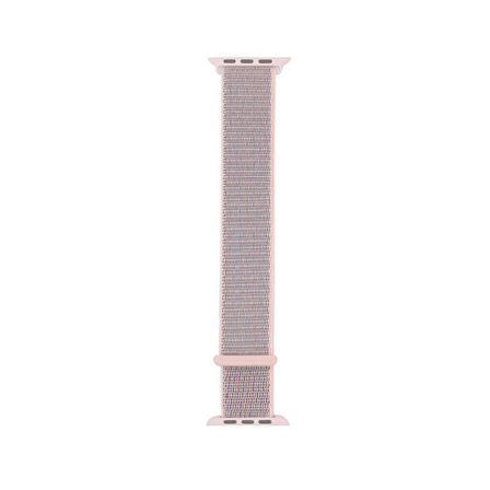Watch Ultra 49mm Kordon Band-03 Serisi Hasır Strap Kayış-Pembe Açık