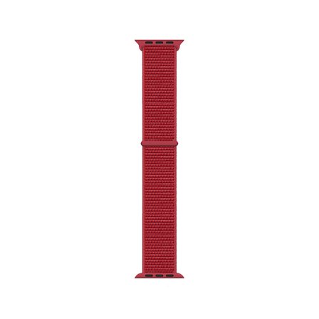 Watch 7 41mm Kordon Band-03 Serisi Hasır Strap Kayış-Kırmızı