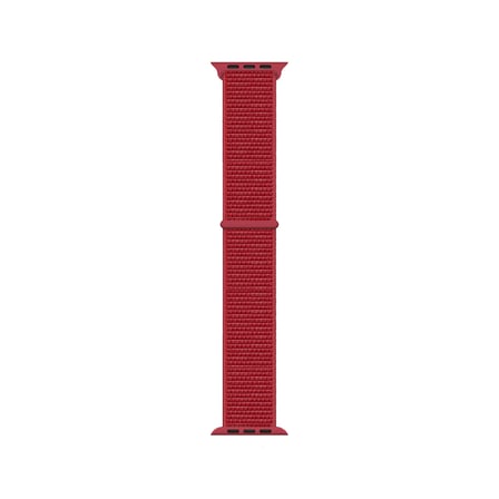 Watch 7 41mm Kordon Band-03 Serisi Hasır Strap Kayış-Kırmızı