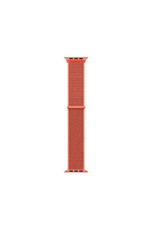 Apple Watch 7 41mm Kordon Band-03 Serisi Hasır Strap Kayış-Nectarine