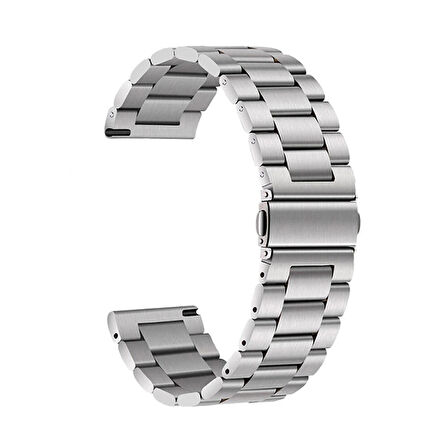 Huawei Honor Magic 2 46mm CLO Band-04 22mm Metal Kordon-Gümüş