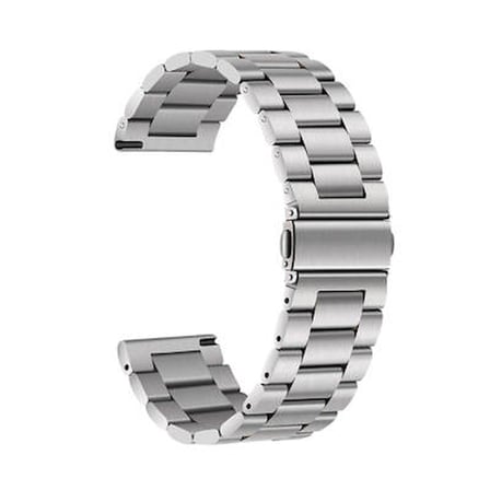 Lexroo Galaxy Watch Active 2 44mm Band- 20mm Metal Kordon - Gümüş
