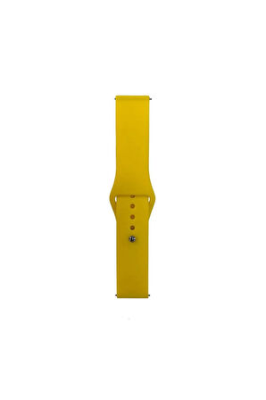 Xiaomi Amazfit Pace Band Serisi 22mm Klasik Kordon Silikon Strap Kayış-beyaz