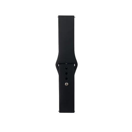 Lexroo Huawei Watch GT 3 46mm Band Serisi 22mm Klasik Kordon Silikon Strap Kayış - Siyah