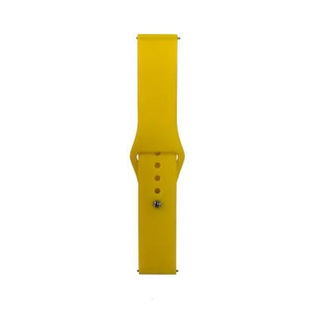 Lexroo Huawei Watch GT 3 46mm Band Serisi 22mm Klasik Kordon Silikon Strap Kayış - Sarı