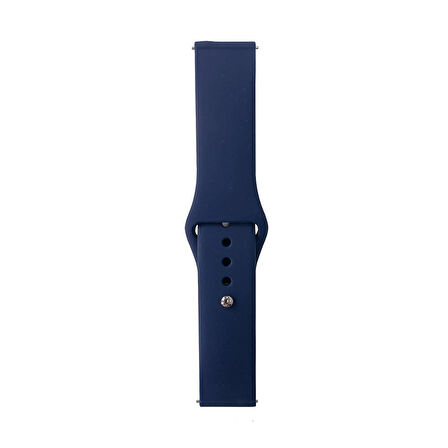 Huawei GT2 46mm Band Serisi 22mm Klasik Kordon Silikon Strap Kayış-Midnight Blue