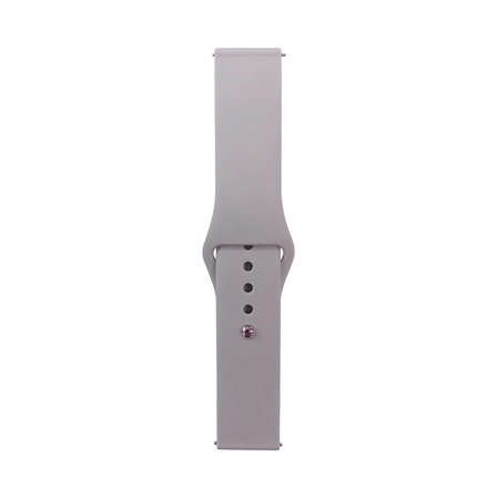 Xiaomi Amazfit Pace Band Serisi 22mm Klasik Kordon Silikon Strap Kayış-NRTKud Gray