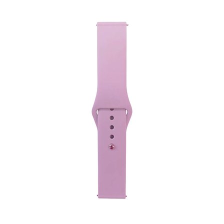 Xiaomi Amazfit Pace Band Serisi 22mm Klasik Kordon Silikon Strap Kayış-Mor