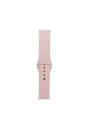 Huawei GT2 46mm Band Serisi 22mm Klasik Kordon Silikon Strap Kayış-Sand Powder