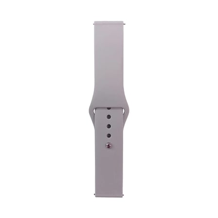 Galaxy Watch Active 2 44mm Band Serisi 20mm Klasik Kordon Silikon Strap Kayış-NRTKud Gray