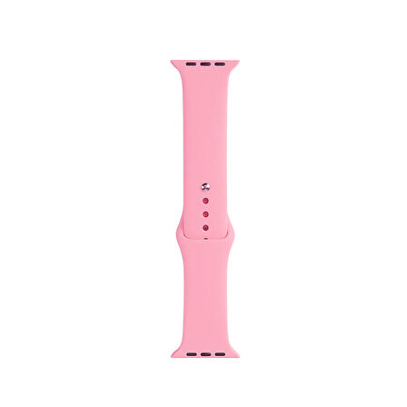 Watch 44mm Band Serisi Klasik Kordon Silikon Strap Kayış-Pembe