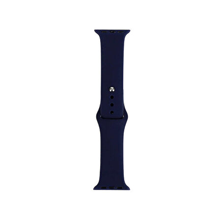 Watch 42mm Band Serisi Klasik Kordon Silikon Strap Kayış-Midnight Blue