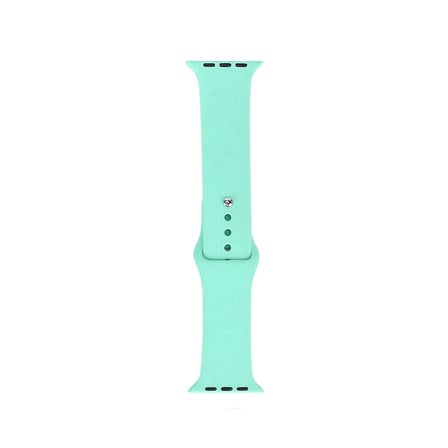Lexroo Apple Watch 7 45mm Band Serisi Klasik Kordon Silikon Strap Kayış - Kırmızı-Rose Gold