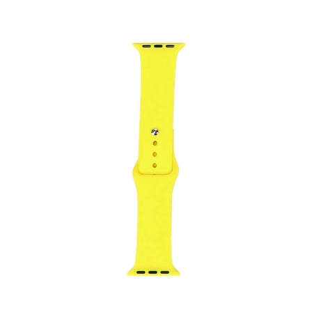 Lexroo Apple Watch 40mm Band Serisi Klasik Kordon Silikon Strap Kayış - Siyah