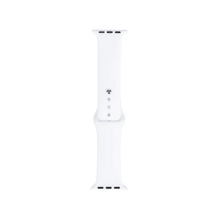 Lexroo Apple Watch 40mm Band Serisi Klasik Kordon Silikon Strap Kayış - Beyaz