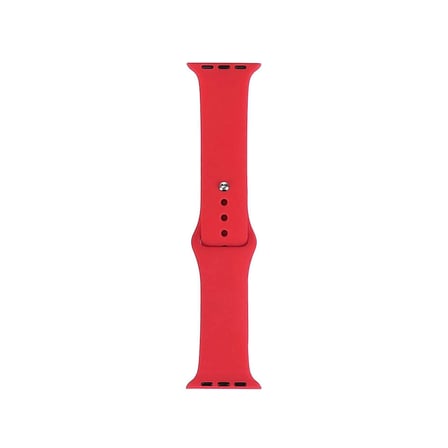 Watch 38mm Band Serisi Klasik Kordon Silikon Strap Kayış-Scarlet