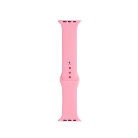 Lexroo Apple Watch 40mm Band Serisi Klasik Kordon Silikon Strap Kayış - Pembe