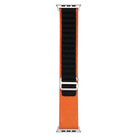 Watch Ultra 49mm CLO- Band-74 Hasır Kordon-Siyah-Turuncu