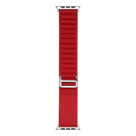 Watch Ultra 49mm NRTK Band-74 Hasır Kordon-Kırmızı