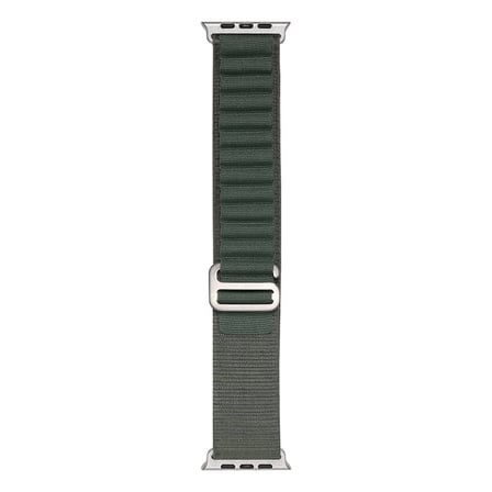 Lexroo Apple Watch Ultra 49mm Band-74 Hasır Kordon - Siyah-Mavi