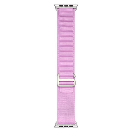 Lexroo Apple Watch Ultra 49mm Band-74 Hasır Kordon - Lila