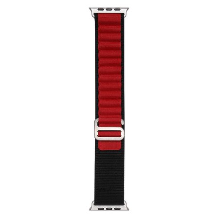 Watch 38mm CLO Band-74 Hasır Kordon-Siyah-Kırmızı