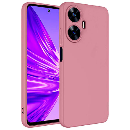 Realme C55 Kılıf Zore Mara Lansman Kapak-Pembe