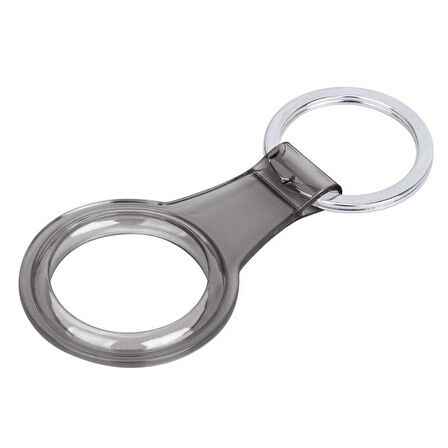 ​Zore Airtag 07 Uyumlu Silikon Anahtarlık-Renksiz