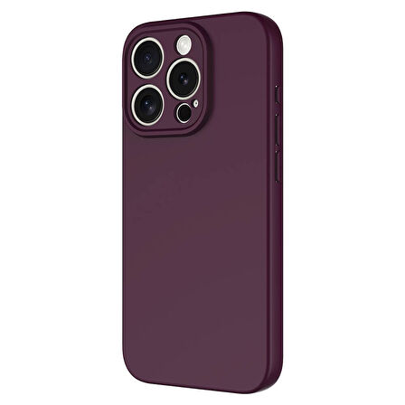 iPhone 15 Pro Kılıf Zore Mara Lansman Kapak-Koyu Mor