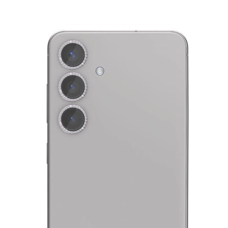 Galaxy S24 Zore Diamond Kamera Lens Koruyucu Cam Filmi-Siyah