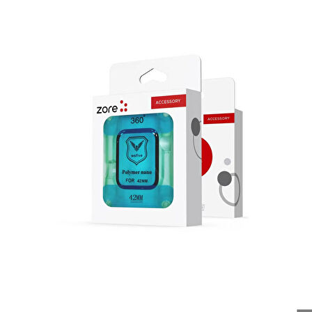 Apple Watch 42mm Zore Polymer Nano Ekran Koruyucu + Kolay Uygulama Aparatlı