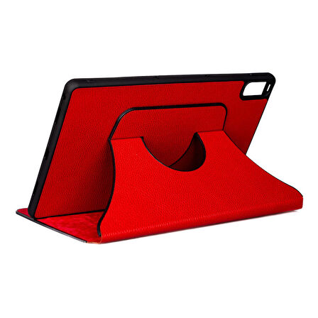 Lenovo Tab P11 11.5" (2.Nesil) Uyumlu ​İNC Fest Dönebilen Standlı Kılıf-Turkuaz