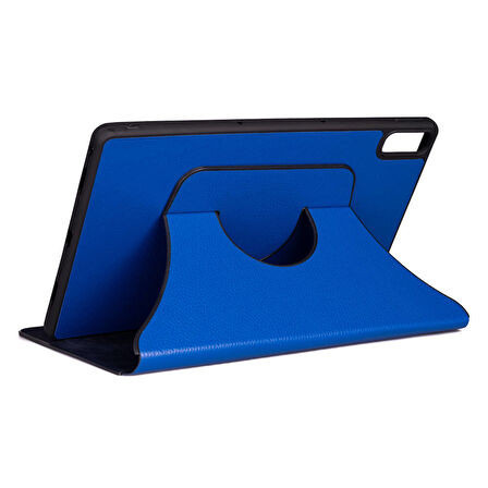 Lenovo Tab P11 11.5" (2.Nesil) Uyumlu ​FRMS Fest Dönebilen Standlı Kılıf-Pudra