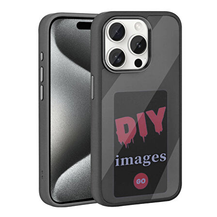 iPhone 15 Pro Max Kılıf Ekranı Yansıtan Akıllı NFC Kapak