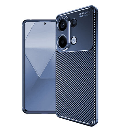 Xiaomi Redmi Note 13 Pro 4G Kılıf Zore Negro Silikon Kapak-Lacivert