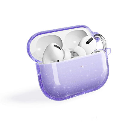 Airpods Pro 2 Allstar Airbag 32 Parlayan Simli Saydam Renkli Kılıf