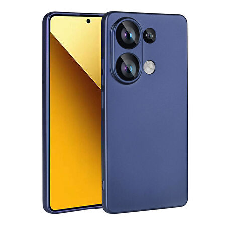 Xiaomi Poco M6 Pro 4G Kılıf Zore Premier Silikon Kapak-Lacivert