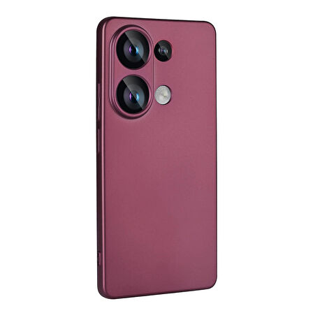 Xiaomi Poco M6 Pro 4G Kılıf Zore Premier Silikon Kapak-Rose Gold
