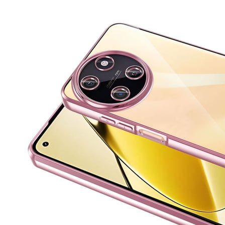 Realme 11 4G Kılıf Kamera Lens Korumalı Logo Gösteren İnce Hafif Novatech