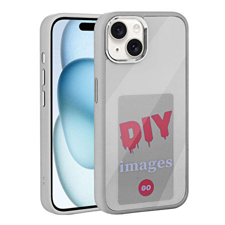 iPhone 15 Kılıf Ekranı YansıtanAkıllı NFC Kapak