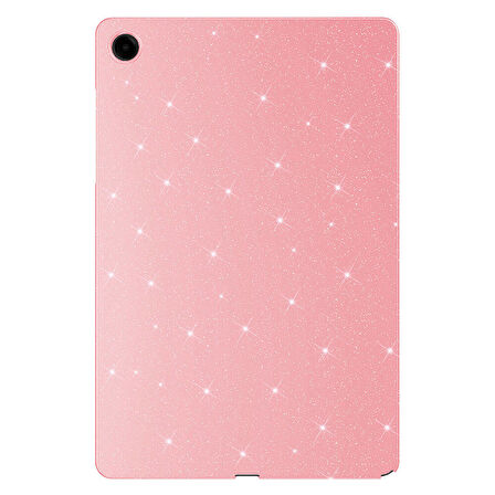 Galaxy Tab A9 Plus Simli Parlak Görünümlü Uyumlu ​ALT Tablet Koton Kılıf-Pembe