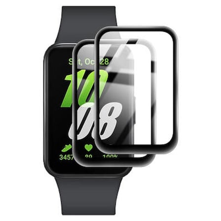 Lexroo Galaxy Fit 3 PMMA Pet Saat Ekran Koruyucu - Siyah