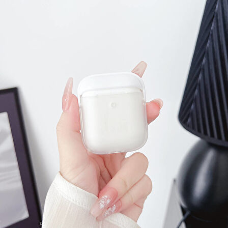 Air Pods Zore Airbag 36 Darbelere Karşı Dayanıklı Kılıf-Beyaz