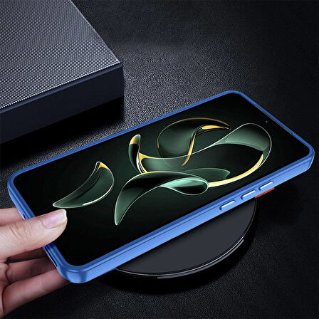Xiaomi Mi 13T Kılıf Zore Flora Kapak-Siyah