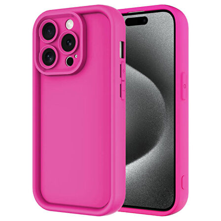 Apple iPhone 15 Pro Max Uyumlu Kılıf Kamera Korumalı Ananas Kapak