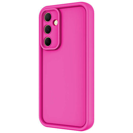 Galaxy A55 Kılıf Kamera Korumalı Zore Ananas Kapak-Mürdüm