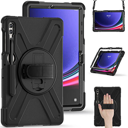 Galaxy Tab S9 FE Plus ​ALT Defender Tablet Silikon - Siyah